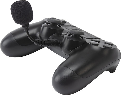 サイバーガジェットより、PS4コントローラーに直接差すマイクが登場、ヘッドセットが無くてもボイチャ可能に！8/31発売