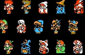 FF8←傭兵　FF9←盗賊　FF10←スポーツ選手　FF12←空賊　FF7←！？