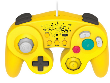 HORI、『スマブラ for Wii U』に最適なピカチュウ柄GC風コントローラーを12/20発売！
