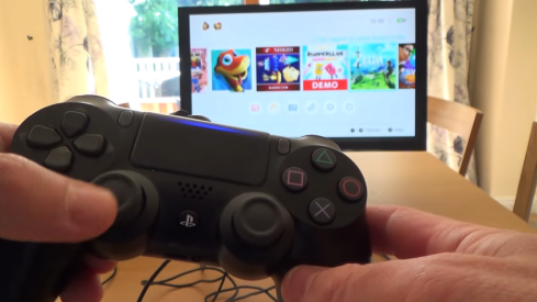 ニンテンドースイッチ-PS4コントローラー