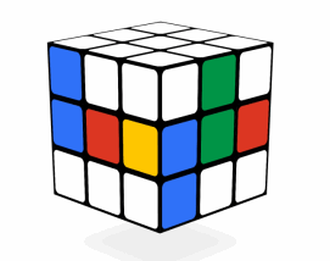 今日のGoogleトップページでルービックキューブが遊べるぞ！！