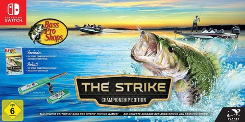 【朗報】Switchに待望のフィッシングゲーム『Bass Pro Shops』きたあああぁぁっ！Joy-Con適合の『釣りコン』が付属！！