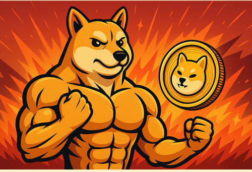 筋肉質な柴犬ミームとドージコイン
