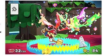 WiiU「ペーパーマリオ カラースプラッシュ」 ペーパーマリオに待望の新作登場、今度は『色』がテーマのアクションアドベンチャー！