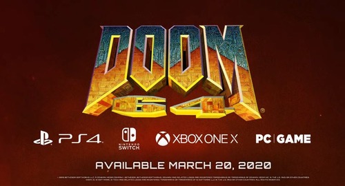 【全機種確認】「DOOM Eternal」予約特典ボーナス「DOOM 64」アナウンストレーラーが公開！PS4/Xb1/PC向けに3/20リリース、Switch版は後発