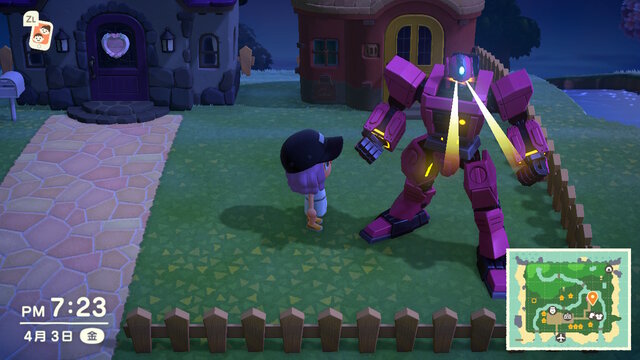 あつ 森 ヒーロー ロボ