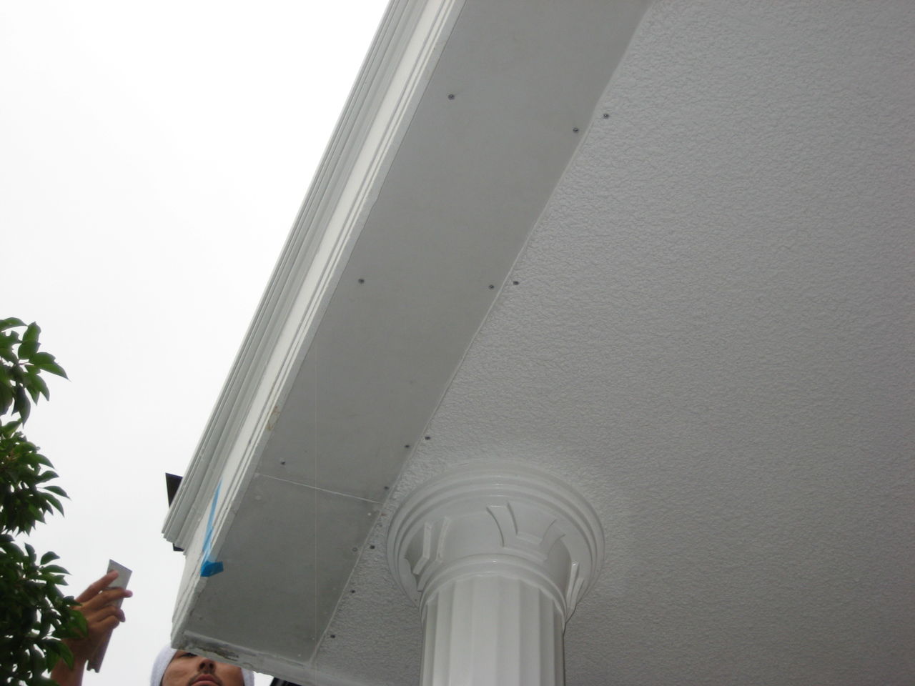 自宅玄関アーチ ペンキの最後の仕上げ Amore Junkoのブログ