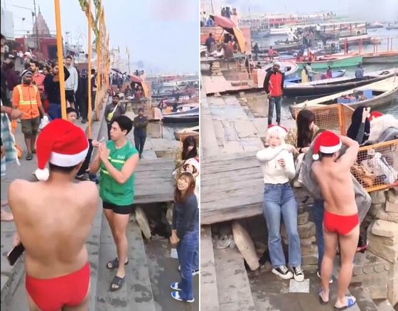 【悲報】日本人YouTuber一行がガンジス川に放尿して大炎上、謝罪に追い込まれる