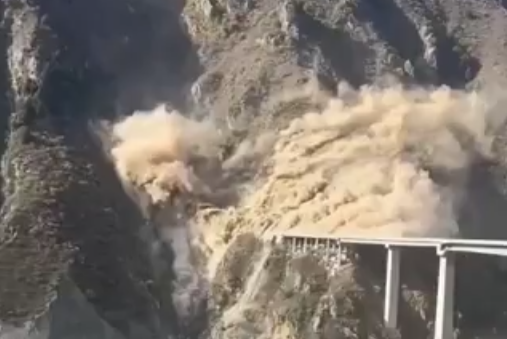 【動画】中国の全長758m、完成したばかりの紅旗橋が倒壊