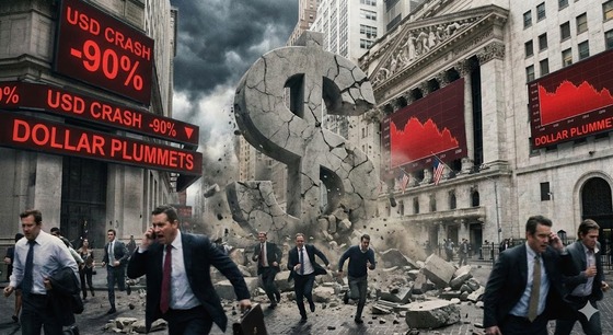 【悲報】円高の理由、ドルが暴落してるだけだった