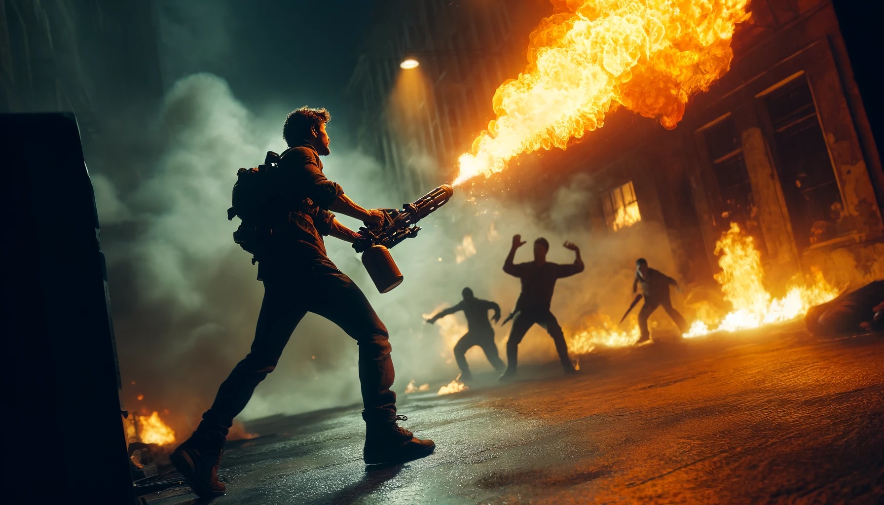 【地獄絵図】男さん　喧嘩で火炎放射wywywywyywywwyyw