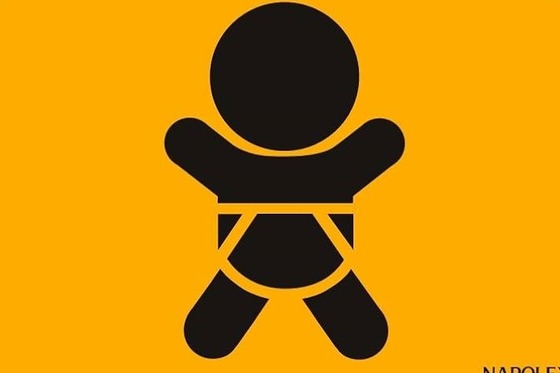 【速報】赤ちゃんが乗っています、女子に効いてた