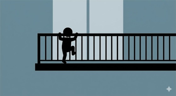 【悲報】両親が初詣中に3歳男児がマンションのベランダから転落死…