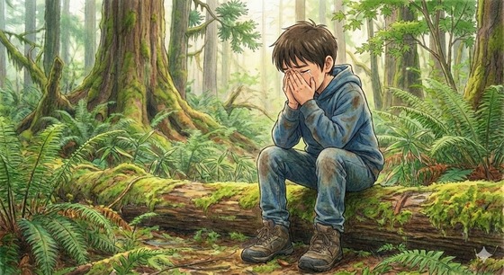 【悲報】山に8歳男児置き去り疑い「しつけのため」　母親と交際相手の男を逮捕