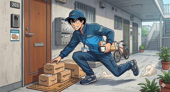 【悲報】アマゾン配達員、1時間に20個配達でトイレ行けず賃金は経費を引くと最低賃金