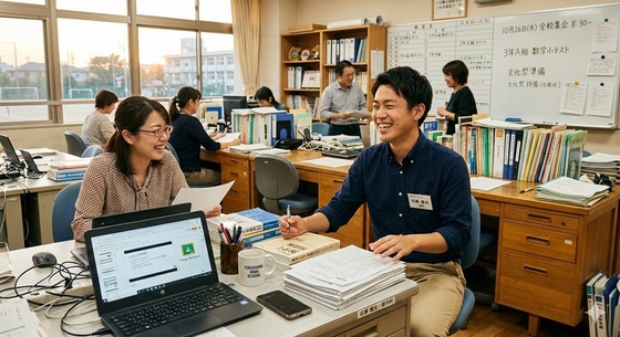 【朗報】文科省、教員不足の現状に「残業多く大変そうという間違ったイメージを払拭したい。実はそうでもない」