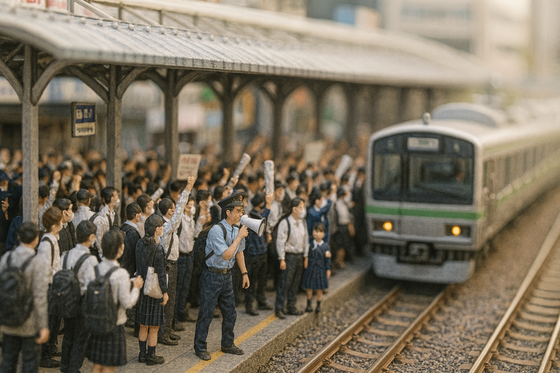 【画像】埼京線運転見合わせで通勤難民大量発生！山手線は地獄絵図にwwwwwwwwwwww