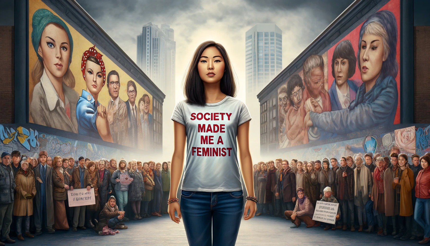 【画像あり】　フェミニスト　「社会が私をフェミニストにした」