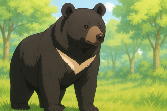 【画像】ツキノワグマ、ヒグマと比べて小さいだけで十分デカすぎだろ…