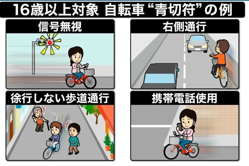 【4月1日より道交法改正】「子どもや高齢者も車道走れって？」自転車の青切符　おんぶ紐、子どもとの二人乗り、右側をちょっと走るのは？