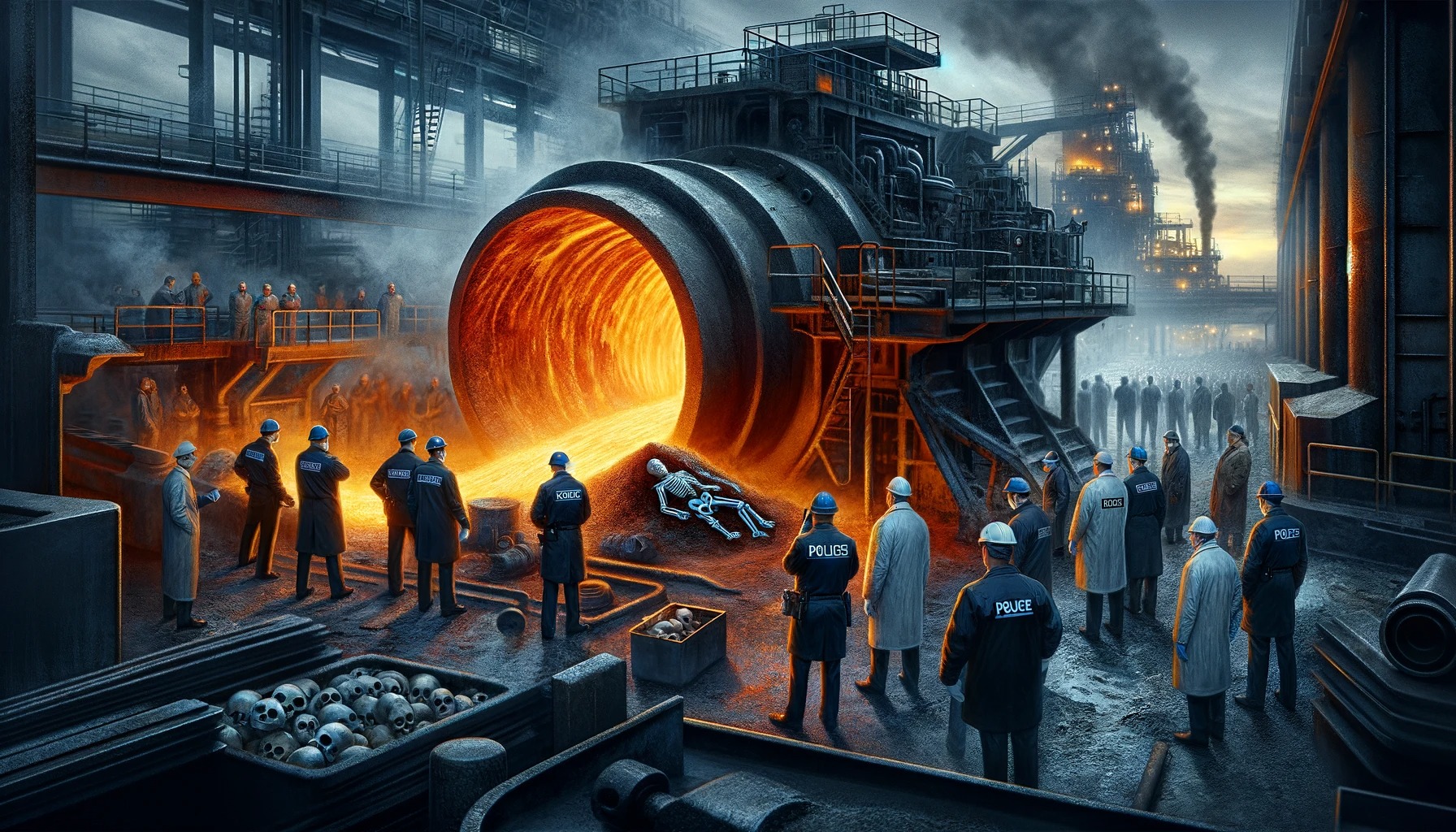 製鉄所で30歳男性作業員が行方不明→鉄を溶かす大鍋(温度1,000℃以上)の中から人骨発見