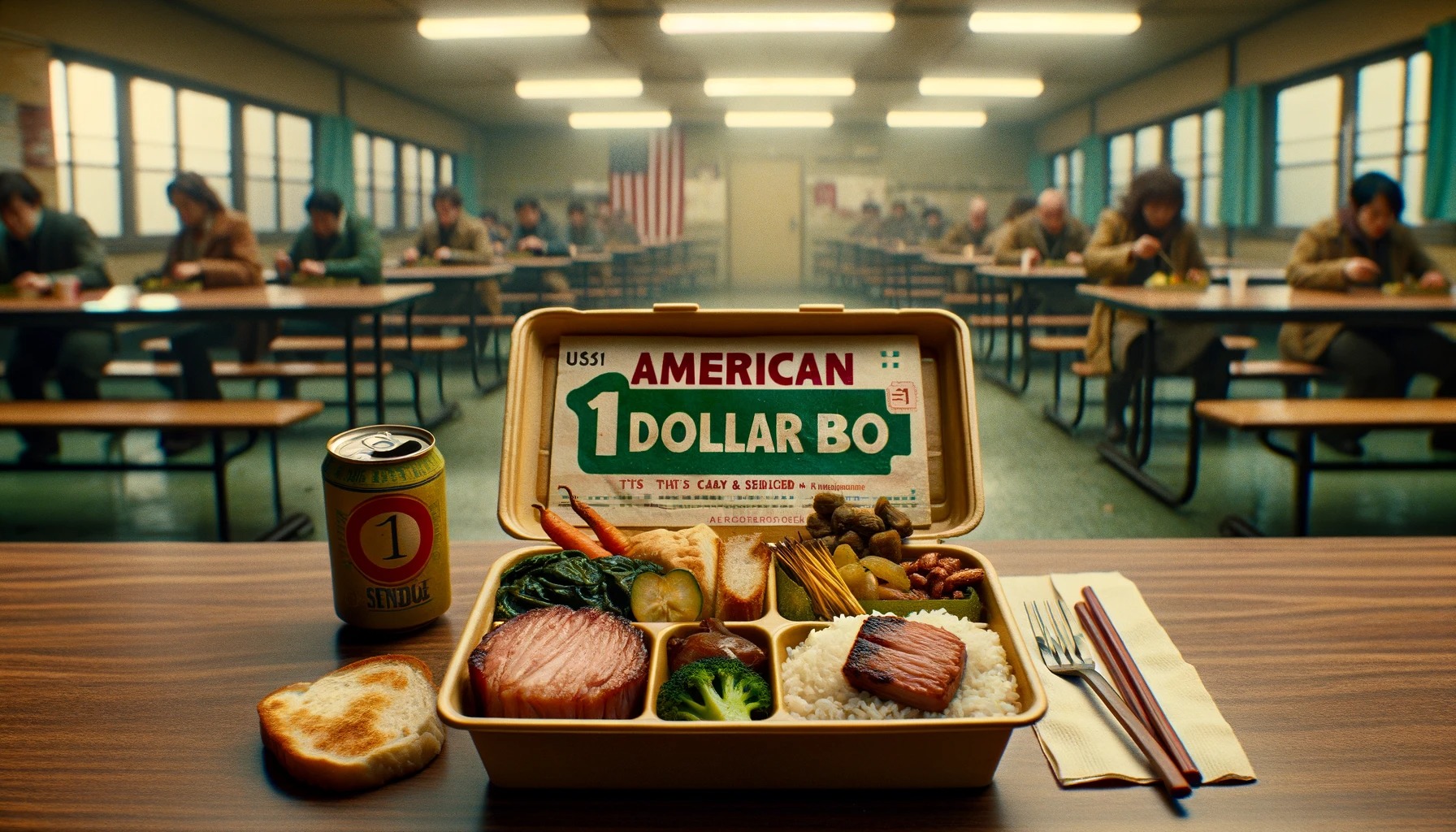 【緊急画像】アメリカの“1ドル弁当”がヤバすぎる