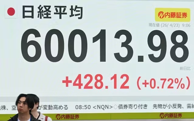 日経平均株価、初の6万円突破ｗｗｗｗｗｗ