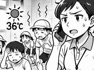 【速報】このクソ暑い日に小学校３年生、シャトルランをさせられて７人も熱中症になってしまう