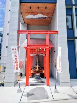 H鋼のビルトイン鳥居だ！かっけえー！！