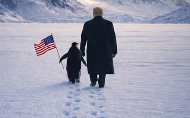 【悲報】トランプ政権、グリーンランドに存在しないペンギンを使ったAI画像を投稿してバカにされるwwwwwww