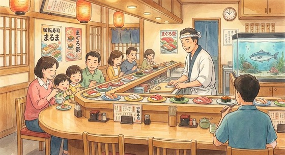 【悲報】日本人、ついにチェーン店の回転寿司や焼肉店にも行けなくなる層が出始める