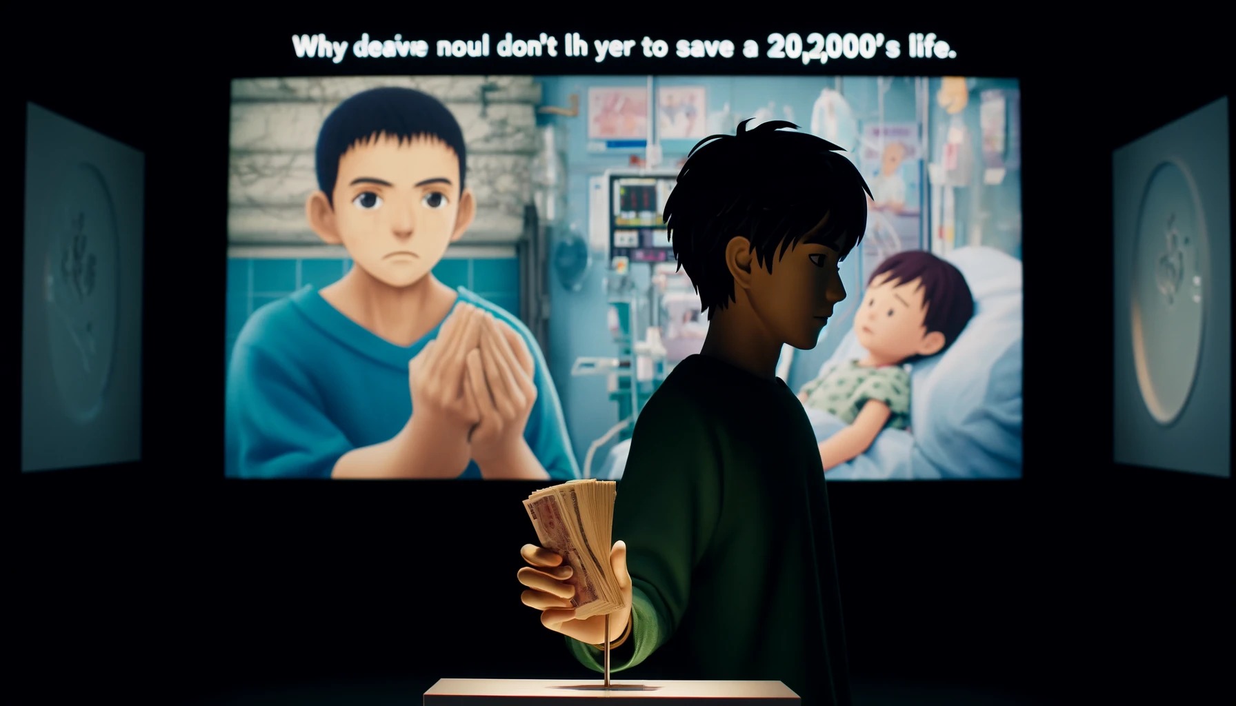 なぜ今持っている2万円で子供の命を救おうとはしないんだろうか