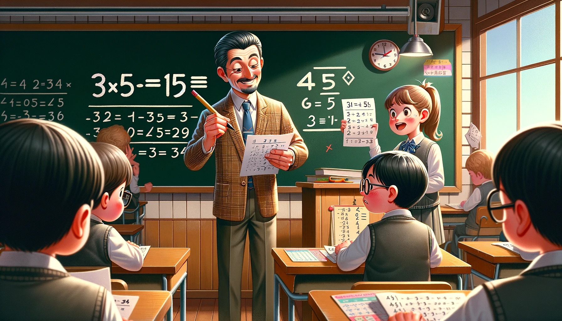 【悲報】小学生「３×５=１５」先生「う～ん、ペケｗ」