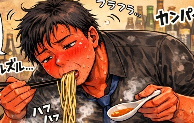 「顔を赤くしてラーメンを食べている人がいる」で通報　→　結果ｗｗｗｗｗ　