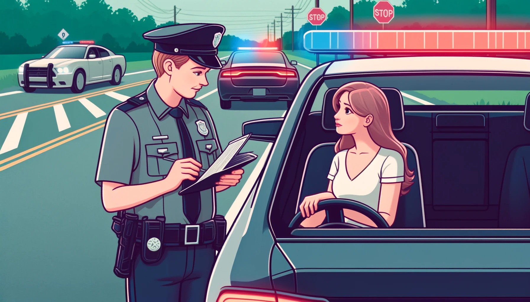 【朗報動画】スピード違反で捕まった女さん、警察を色仕掛けで誘惑してしまう…ｗ