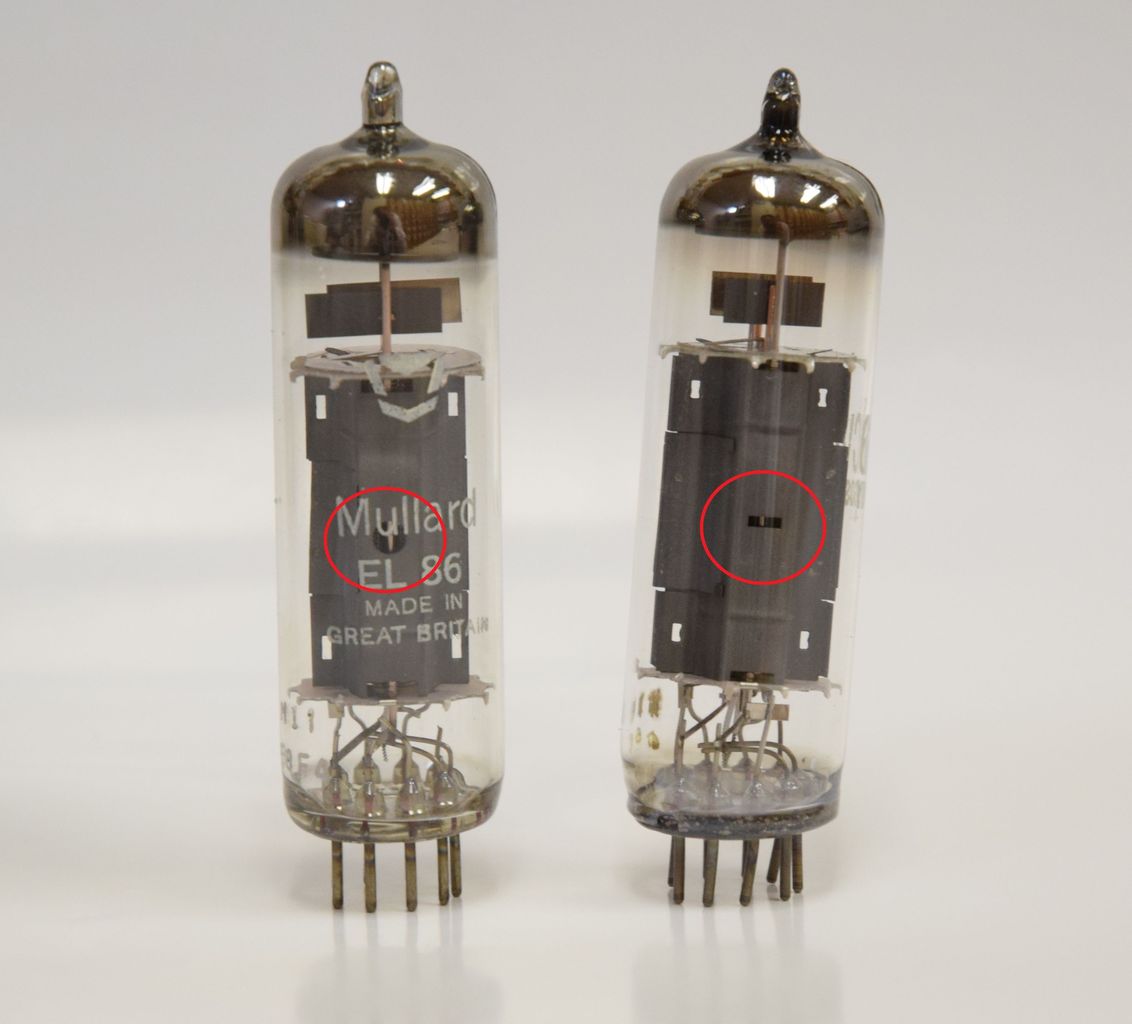 Mullard EL86 と EI 6CW5 : ものぐさオーディオの日記