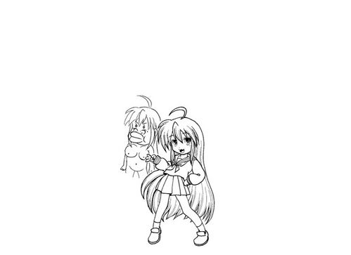 漫画家の絵柄でこなたの絵描くよ-047