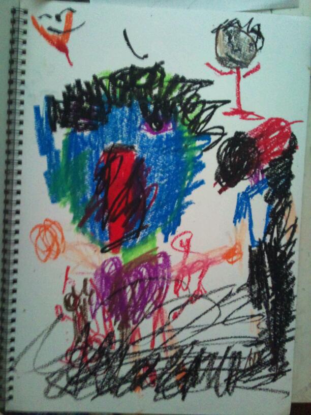 子供が描いた絵が怖い ブログ太郎 子供が描いた絵が怖い ブログ太郎