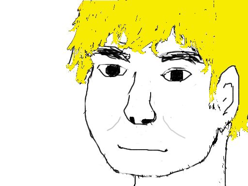 何となく自画像描いてみたwwwwww-023
