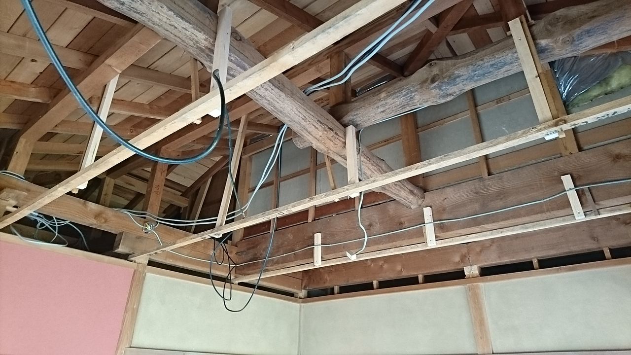 昔の家の天井裏 Amstec 株 の活動日記