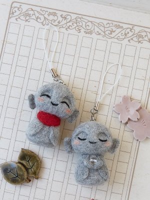 羊毛で地蔵とこけしを作りませんか？ : ハマナカが運営する、手編みと