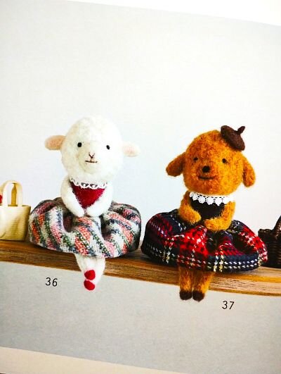 Fluffy Mary先生著「羊毛フェルトで作る おしゃれでかわいい動物 