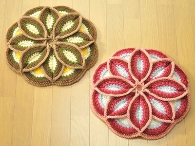 いろんなテイストで楽しむ☆カラフル円座のご紹介！ : ハマナカが運営