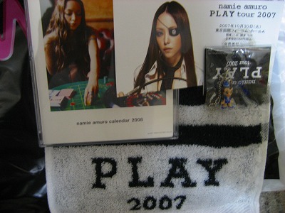 namie amuro PLAY tour 2007-2008＠東京国際フォーラムホールA（10/30
