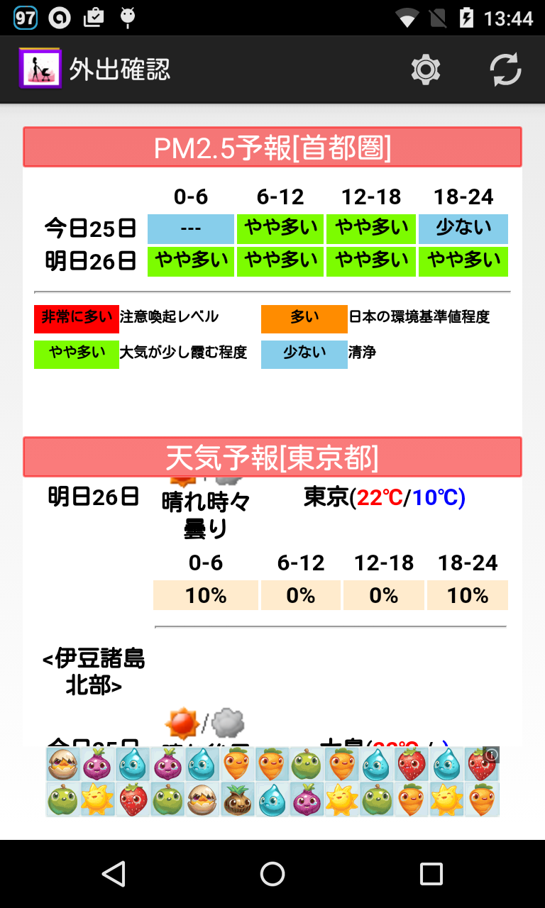 アプリ 外出確認 Pm2 5 天気予報 天気予報とpm2 5情報を一度に確認 Android Square アプリ 外出確認 Pm2 5 天気予報 天気予報とpm2 5情報を一度に確認 Android Square
