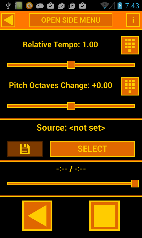 アプリ Reverse Music Player 逆再生ミュージックプレイヤー Android Square アプリ Reverse Music Player 逆再生ミュージックプレイヤー Android Square