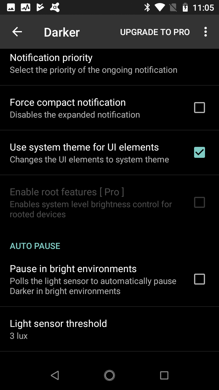 Darker Screen Filter 明るすぎる画面をハード性能以上に暗くする Android Square