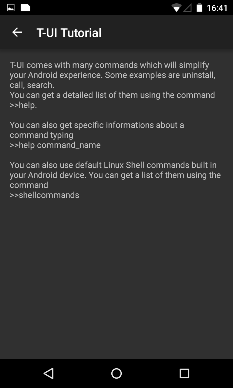 Android★SQUARE: Shell Launcher ～ コマンド入力タイプのホームアプリ