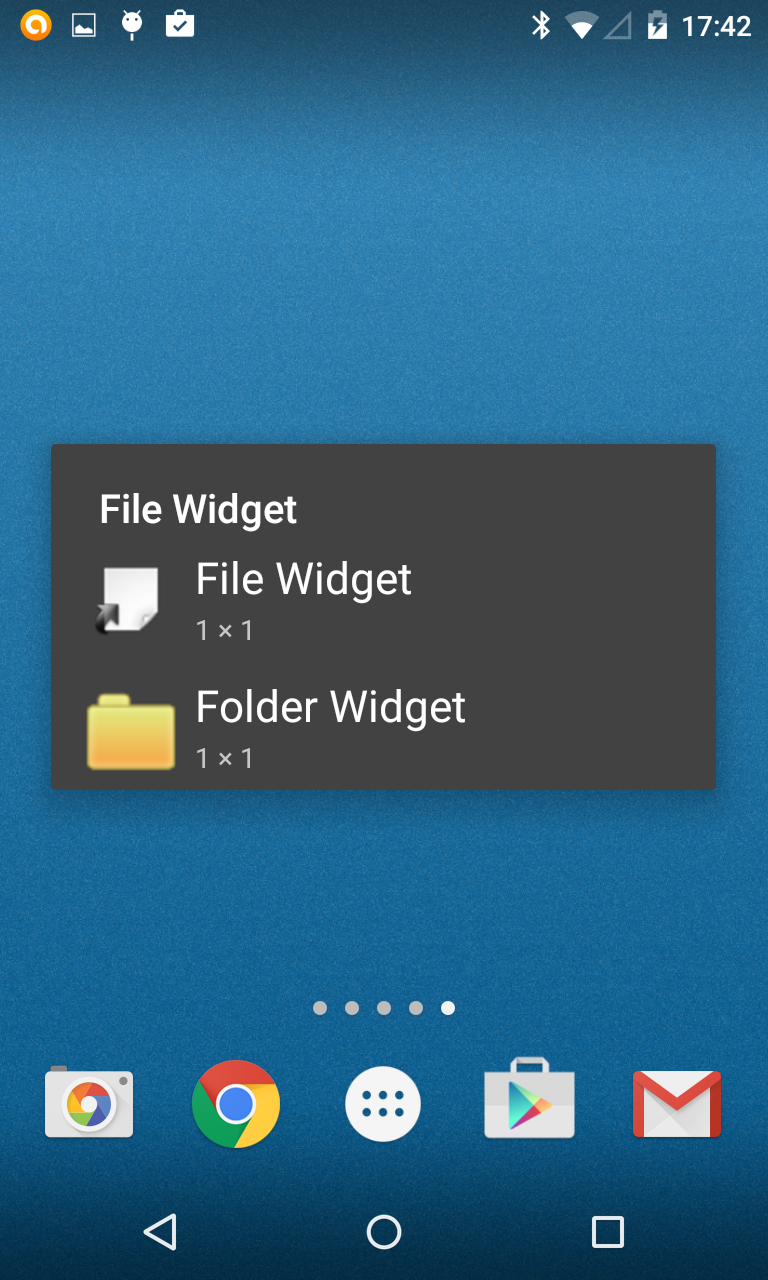アプリ File Widget ファイルやフォルダーを壁紙からダイレクトに呼び出しっ Android Square