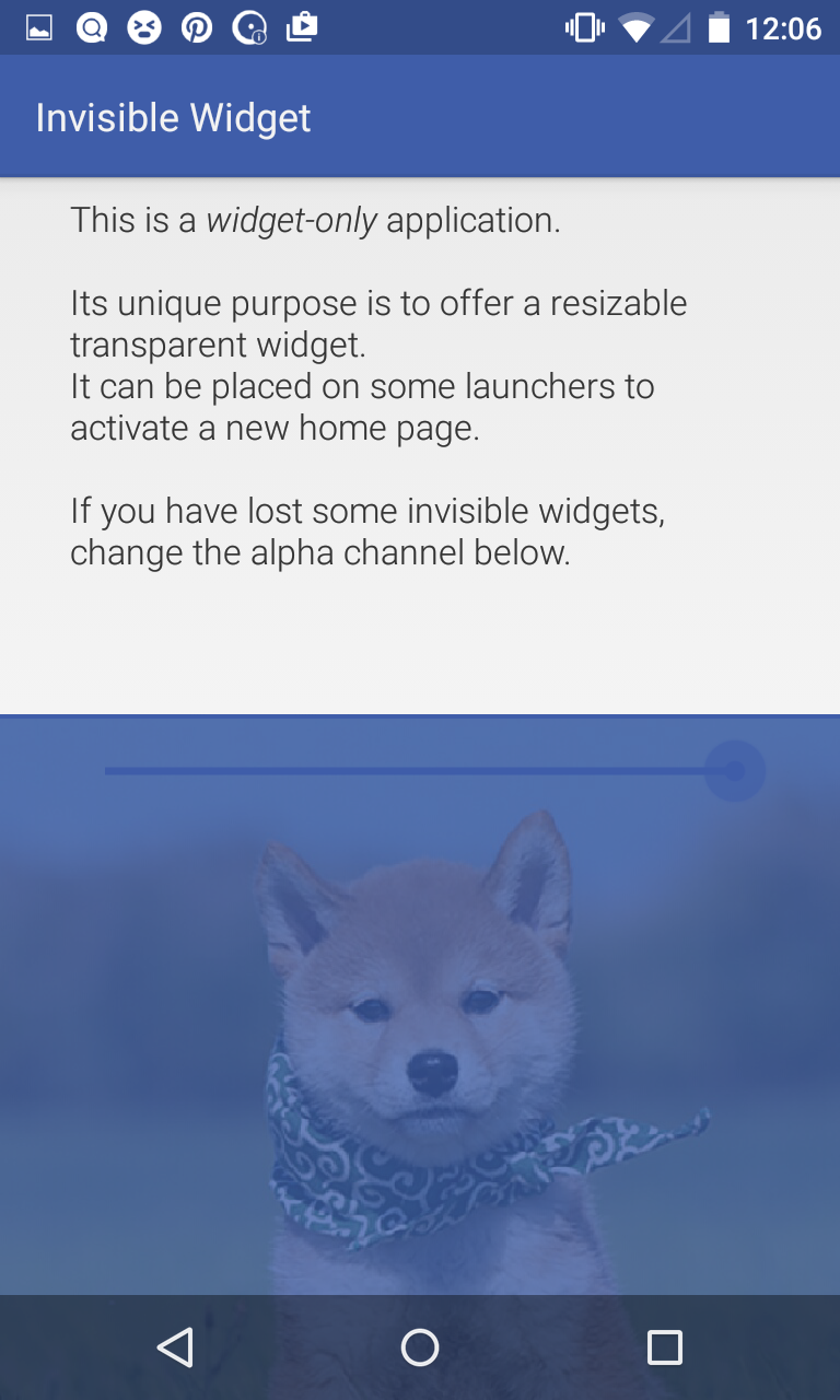 Invisible Widget トリッキーな使い方が楽しめる透明ウィジェット Android Square Invisible Widget トリッキーな使い方が楽しめる透明ウィジェット Android Square
